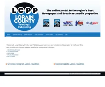 Lcnewspapers.com(Lorain County Community Guide) Screenshot