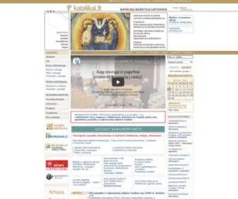 LCN.lt(Oficiali Katalikų Bažnyčios Lietuvoje svetainė) Screenshot