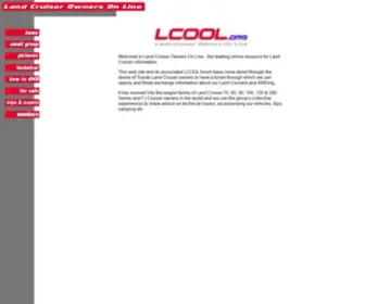 Lcool.org(Land Cruiser Owners On Line (LCOOL)) Screenshot