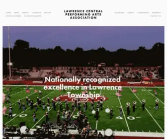 Lcpaa.org(Lawrence Central Performing Arts Association) Screenshot