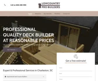 LCpbuilders.com(Deck, Patio, Fence Contractor) Screenshot