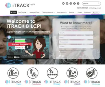 LCP.co.uk(Pupil Tracking Software & Teaching Resources) Screenshot