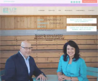 LCpcoaching.com(LCP Dental Team Coaching) Screenshot