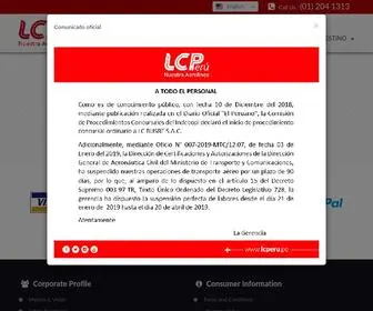 Lcperu.pe(Vuelos baratos nacionales en Perú) Screenshot