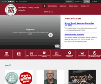 LCPS.org(Loudoun County Public Schools) Screenshot