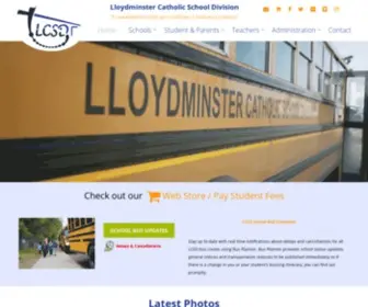 LCSD.ca(Lloydminster Catholic School Division) Screenshot