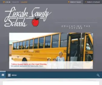 LCSNC.org(Lincoln County Schools) Screenshot