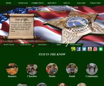 Lcso.org(Lake County Sheriff's Office) Screenshot