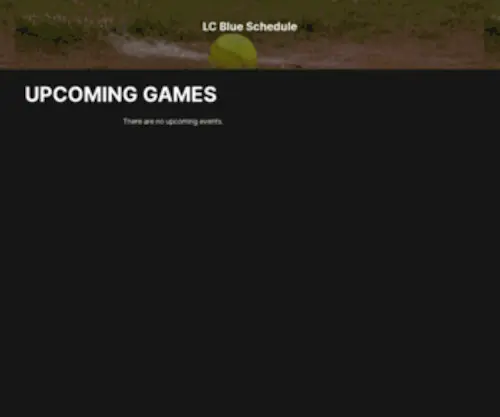 Lcsoftball.org(Just another WordPress site) Screenshot