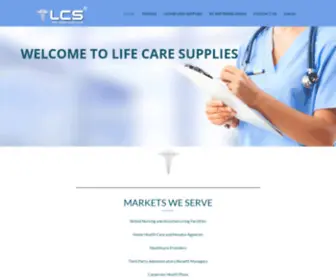 Lcsupplies.com(Life Care Supplies) Screenshot