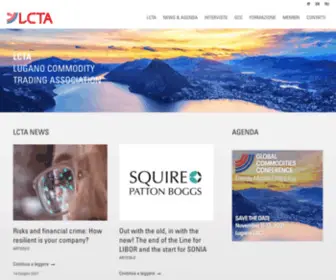 Lcta.ch(Lugano Commodity Trading Association) Screenshot