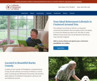 Lctelford.org(Retirement Community in Bucks County) Screenshot