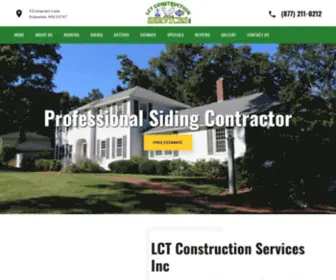 LCtroofing.com(LCT Construction Services) Screenshot