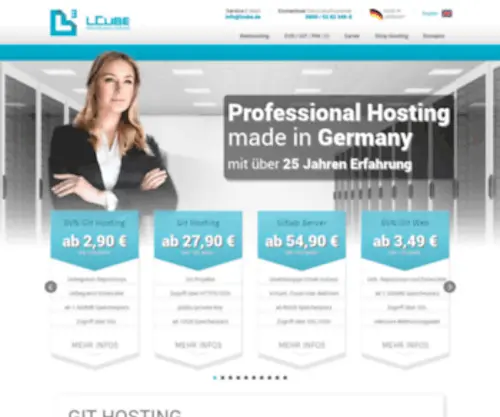 Lcube.de(Subversion Hosting) Screenshot