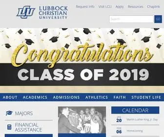 Lcu.edu(Lubbock christian university in texas) Screenshot