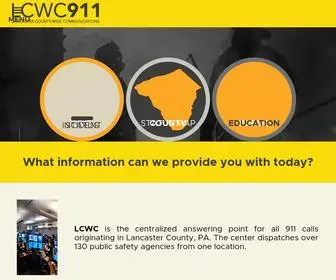 LCWC911.us(Lancaster County) Screenshot