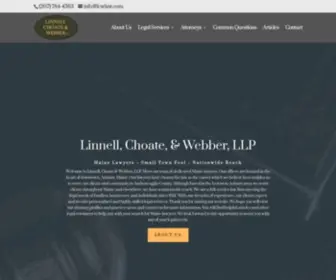 LCwlaw.com(Auburn Maine lawyers. LCW law is a full service firm (Androscoggin County)) Screenshot
