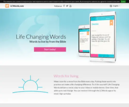 Lcwords.com(We're offering you Life) Screenshot