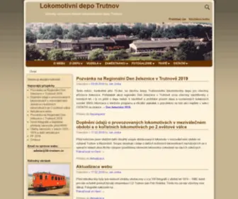 LD-Trutnov.cz(Lokomotivní depo Trutnov) Screenshot