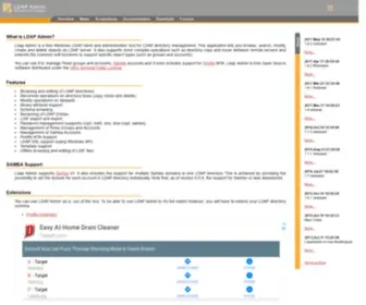 Ldapadmin.org(LDAP Admin) Screenshot