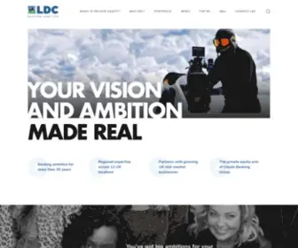 LDC.co.uk(Private Equity Investment Firm) Screenshot