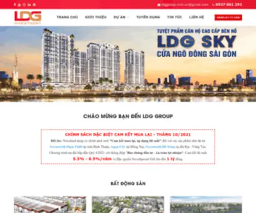 LDG.com.vn(LDG Group) Screenshot