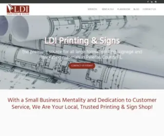 Ldiclearwater.com(LDI Printing & Signs) Screenshot