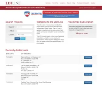 Ldiline.com(Online Plan Room) Screenshot