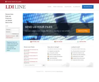 Ldiplanroom.com(LDI Reproprinting Online Planroom) Screenshot