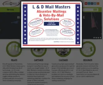 Ldmailmasters.com(L & D Mail Masters) Screenshot