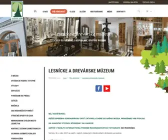 LDMzvolen.sk(Lesnícke a drevárske múzeum) Screenshot