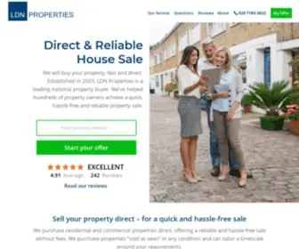 LDN-Properties.co.uk(Cash Property Buyers) Screenshot