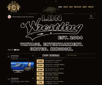 LDNwrestling.com(LDN Wrestling) Screenshot