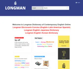 Ldoceonline.com(Longman English Dictionary) Screenshot