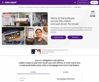 Ldpersonalloans.com(Home Mortgage) Screenshot