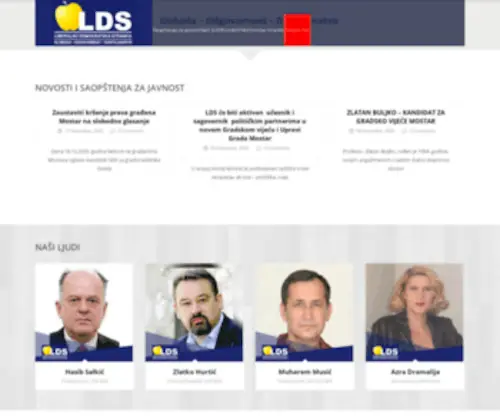 LDS.ba(Oficijalna web prezentacija) Screenshot