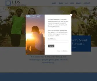 Ldsearthstewardship.org(LDS Earth Stewardship) Screenshot