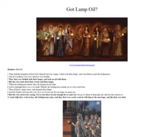 LDSglo.com(Got Lamp Oil) Screenshot