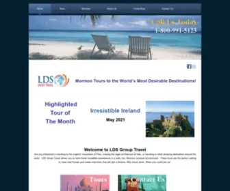 LDSgrouptravel.com(Travel in good company) Screenshot