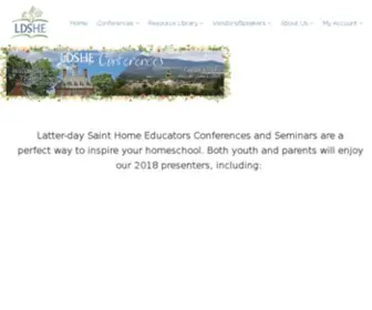 LDshe.org(Home Page) Screenshot