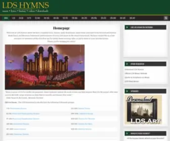 LDSHYMNS.com(LDS Hymns) Screenshot