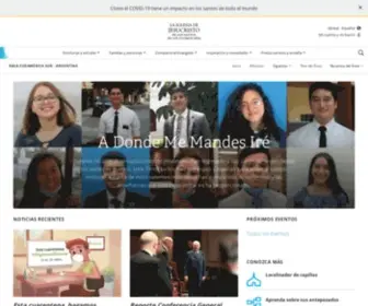 LDS.org.ar(Mormones del sur) Screenshot