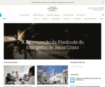 LDS.org.br(Página inicial) Screenshot