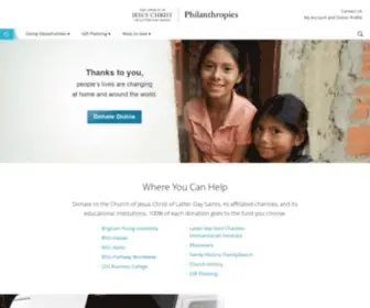 LDSphilanthropies.org(Philanthropies) Screenshot