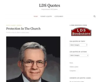 LDsquotes.com(LDS Quotes) Screenshot