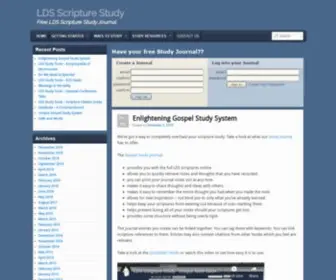 LDSScripturestudy.com(LDS Scripture Study) Screenshot