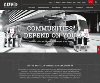 Ldvusa.com(Specialty Vehicles) Screenshot