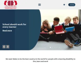 LDW.org.uk(Learning Disability Wales) Screenshot