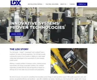 LDxsolutions.com(Engineered Solutions For A Cleaner Environment LDX Solutions) Screenshot