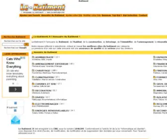 LE-Batiment.fr(Annuaire du Batiment) Screenshot